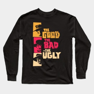 Sergio Leone - The Good, the Bad, and the Ugly Tribute Long Sleeve T-Shirt